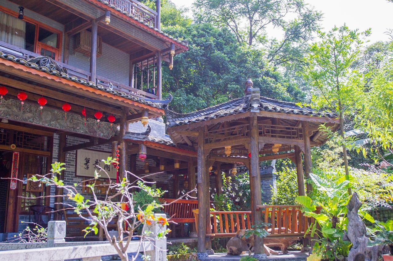 Отель Yangshuo Scenic Mountain Retreat Экстерьер фото