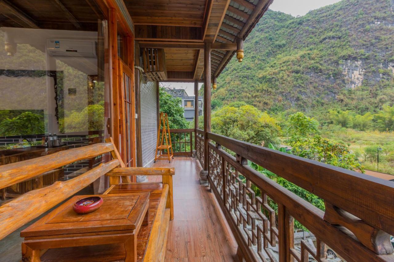 Отель Yangshuo Scenic Mountain Retreat Экстерьер фото